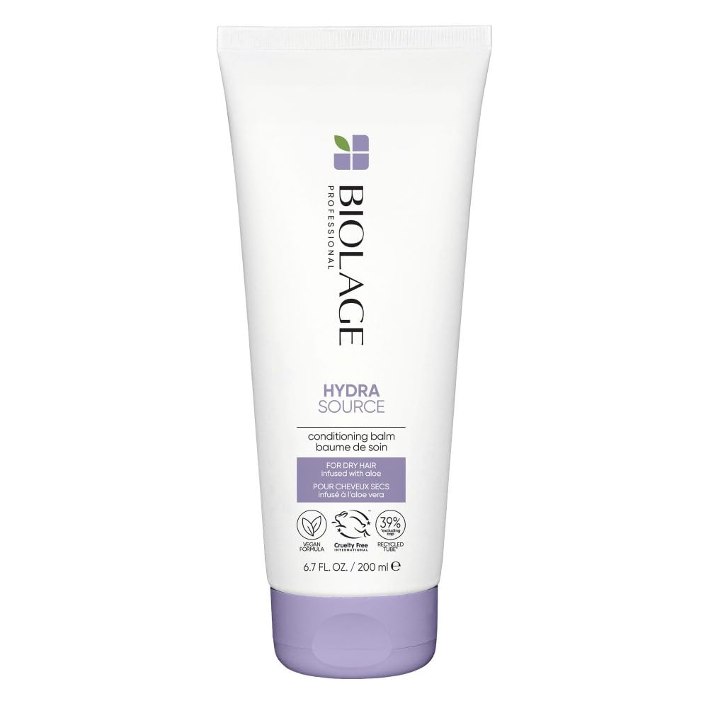 Biolage Dry Hair Conditioner, Hydrating Conditioner for Smooth and Shiny Hair, HydraSource, 200 ml