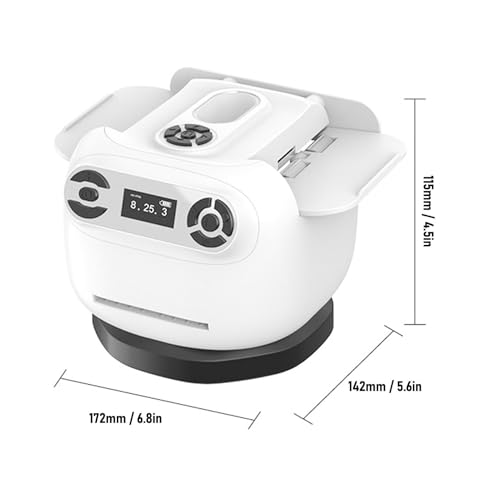 Denash Automatic Card Shuffler and Dealer,2-in-1 Smart Wireless Playing Card Shuffler Machine,360°Rotating Card Dealer for Various Poker Games