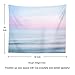 Ocean Tapestry,ONELZ The Beach Tapestry Sunset Sky and Blue Tapestry Ocean Nature with Beach Pink Tapestries Pastel Tapestry Wall Tapestry for Bedroom 60 L x 80 W,Pink Sunset