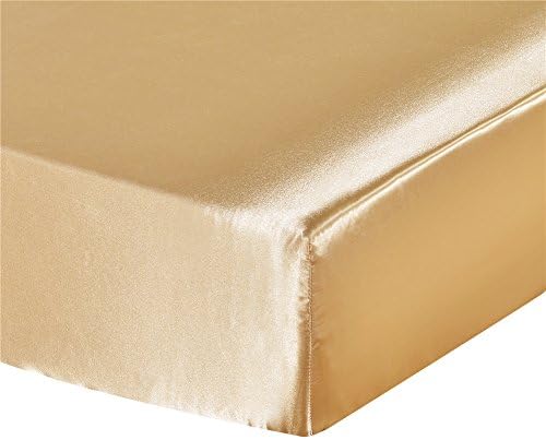 BILI Extra Deep Fitted Sheets Bed Sheet Breathable Luxury Soft Sateen and Comfortable Wrinkle Free Stain and Abrasion Resistant (Khaki, Double)
