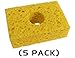 Thermaltronics SPG-5 Yellow, Sponge, (3.2" X 2.1") (5 PACK)