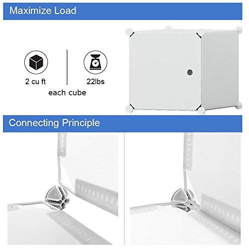 image for MAGINELS Closet Wardrobe Armoire Cube Storage Organizer for Clothes Be