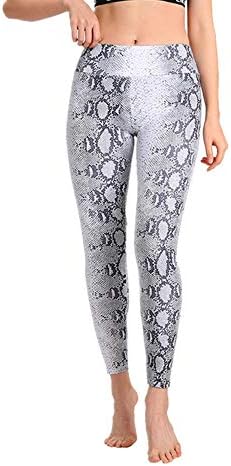 TOYSHOME Women Leopard Print Sport Leggings Yoga Pant Running Tights High Waist Stretch Fitness Trouser Womens Skinny High Waisted Leopard Animal Print Leggings Brown Stretch Trouser Comfy Trouser