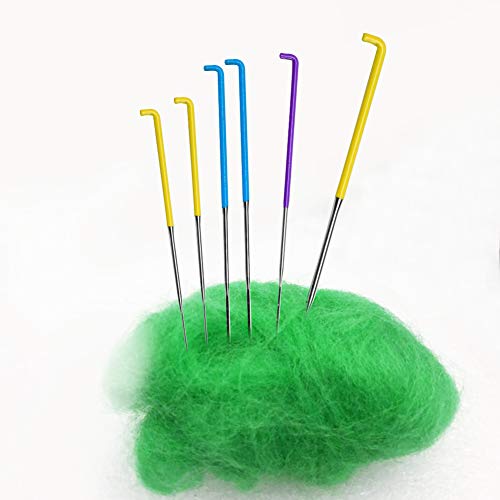 image for Mayboos 30 Pcs Needle Felting Needles, Felting Supplies Colourful Wool