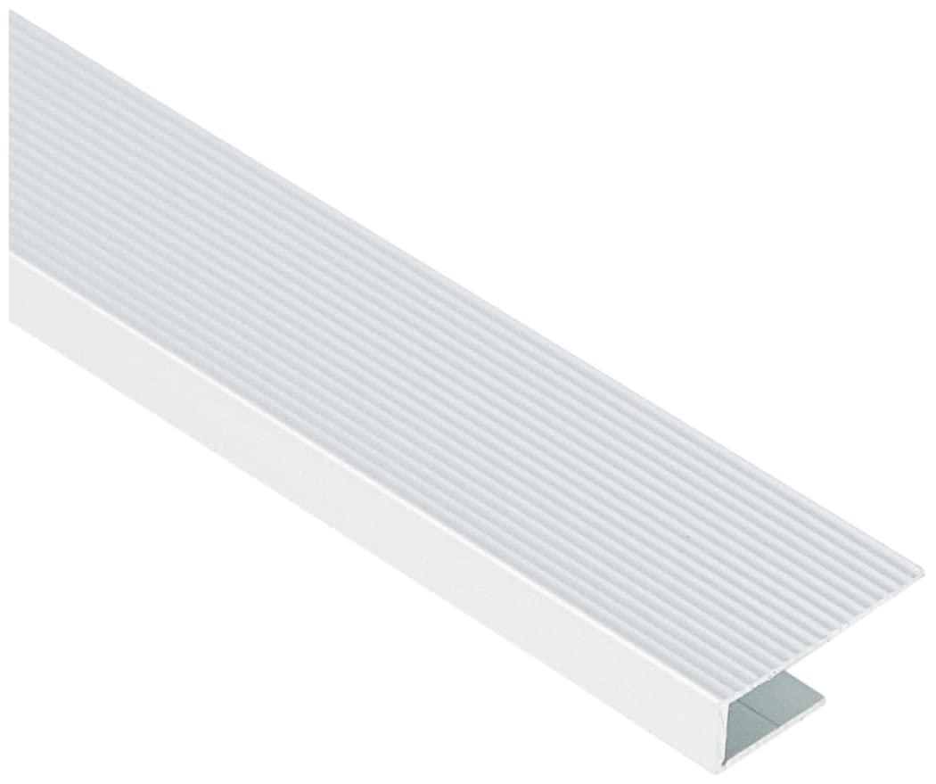 Kügele Stairs Angle Aluminium Silver Anodised, Hole Punched, 25/20/1000 mm, 1 Piece, 105A S 100