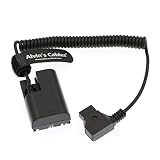 Alvin's Cables Lanparte LP E6 Dummy Battery to D Tap Cable for SmallHD 501 502 702 Monitor and Canon 5D4 5DSR 5D2 5D3 6D 60D 7D 7D2 70D 80D