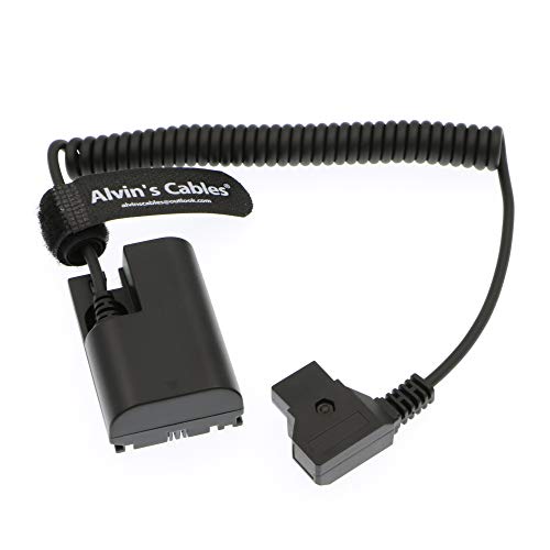 Alvin's Cables Lanparte LP E6 Dummy Battery to D Tap Cable for SmallHD 501 502 702 Monitor and Canon 5D4 5DSR 5D2 5D3 6D 60D 7D 7D2 70D 80D