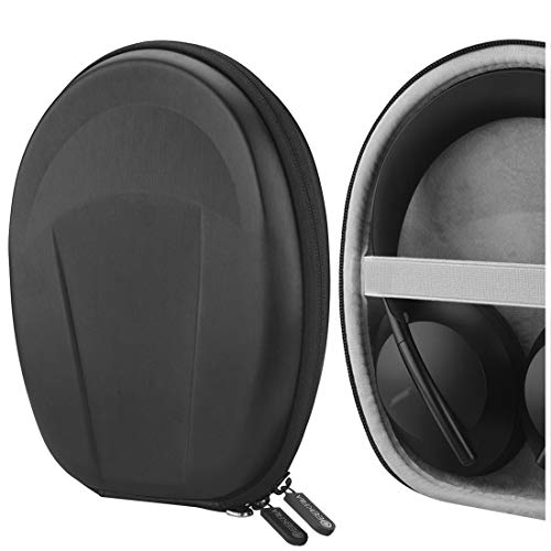 Geekria UltraShell Headphones Carrying Case for Bose Headphones 700, NC 700, Noise Cancelling, QC35 Series II, QC35 Series I, QC25, Protective Hard Shell Travel Bag with Room for Accessories (Upgrade)