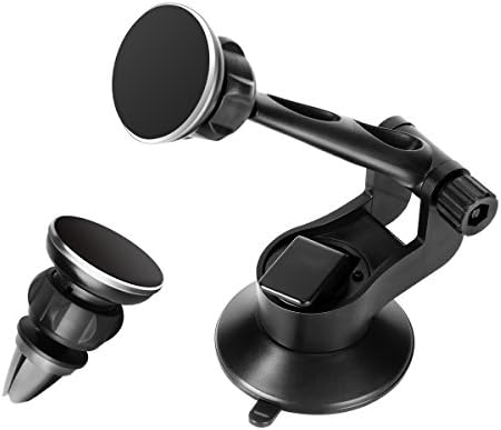 Phone Bracket，Miuko Dashboard Cell Phone Holder Universal Windshield Magnetic Car Mount GPS Holder for iPhone, Android Phones and other Smartphones