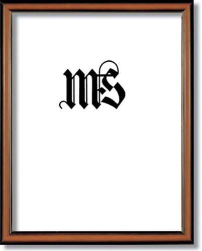Imperial Frames 10 by 13-Inch/13 by 10-Inch Picture/Photo Frame, Round, Walnut Molding with Gold Leaf
