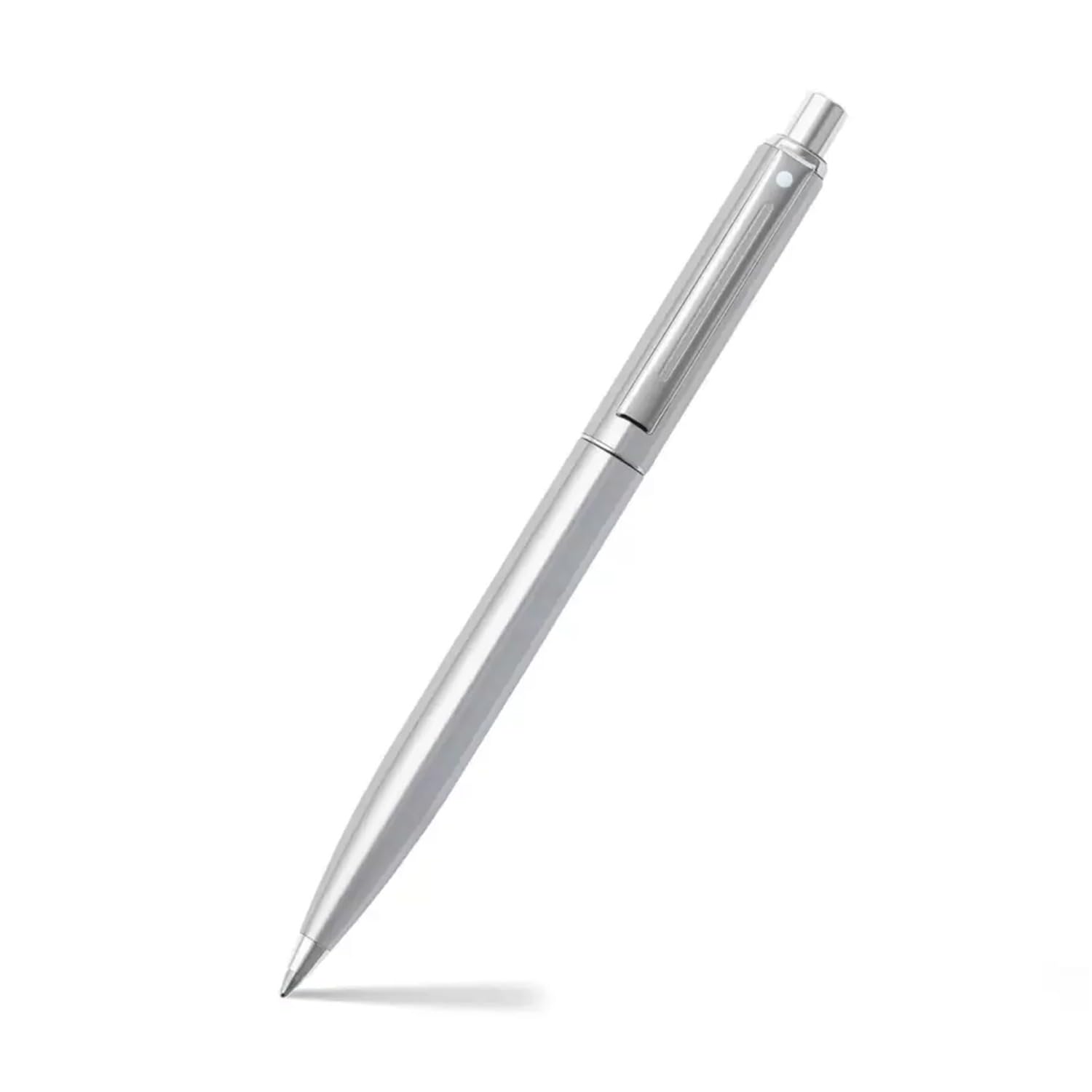 Sheaffer Sentinel - Refillable Ballpoint Pen, Brushed Chrome, Chrome Trim