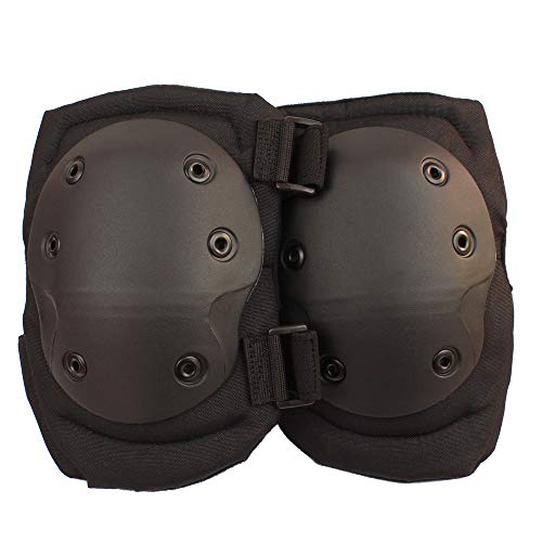 LytHarvest Professional Tactical Knee Pads, Skateboarding Paintball Military Knee Protector Pads, One Sizes Fits Most (Black)