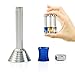 Baleauty 3 Set Moon Drop Desk Toy Metal Base - Gravity Defying Hand Spinner Toy The Triple Desktop Stand/ Displaying Gravity on The Moon,Earth Mars