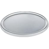 Chef Approved Aluminum Stable Dough Proofing Pan Lid | Professional Round Shape Retarding Stackable Bakeware Pot for Bakery Pastry Coffee Shop | Fits 48DPAN | Break Resistant, 8.6"W x 8.6"D x .13"H