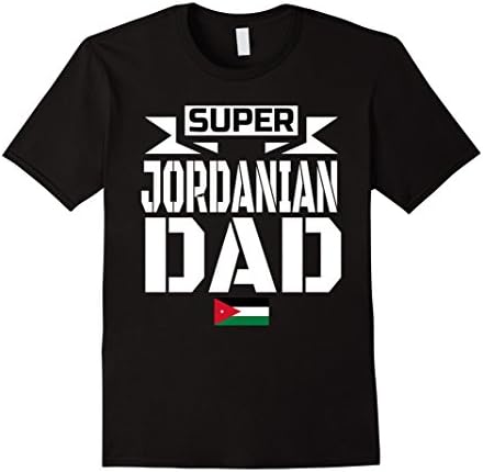 Mens Storecastle: Jordanian Dad Father's Day Jordan Flag T-Shirt XL Black