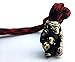 Bead Bronze Paracord Leather Lanyard Beads Hand-CAST Metal (Predator)