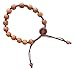Hand-made Dark Wood Rosary Bracelet
