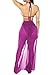 Kisscynest Women's High Waist Strappy Cut Out Bikini Sets Mesh Cover Ups Fuschia S