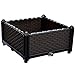 MOCOHANA Square Raised Garden Bed Kit Indoor Outdoor Plastic Planter Grow Box for Fresh Vegetables, Herbs, Flowers & Succulents, Deepened 15.7 x 15.7 x 14.2 inchthumb 1