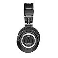 Audio-Technica ATH-M50xBT Wireless Bluetooth Over-Ear Headphones, Black
