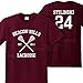 Mars NY Women's Unisex Teen Wolf Beacon Hills Lacrosse Stilinski 24 Tshirt (Large)