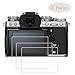 PCTC Screen Protector Foils Compatible for fujifilm X-T3 Fuji XT3 x-t3 Mirrorless Digital Camera Tempered Glass High Transparency Foils 3 Pack