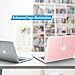 IBENZER Compatible with MacBook Pro 13 Inch Case 2015 2014 2013 end 2012 A1502 A1425, Hard Shell Case with Keyboard Cover for Old Version Apple Mac Pro Retina 13, Rose Quartz, R1301RQ+1 N