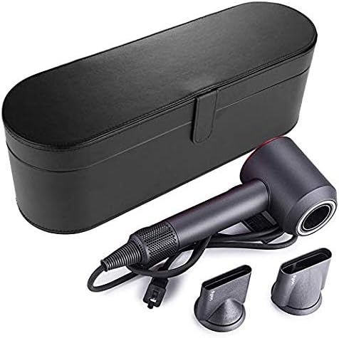 Portable Storage Case for Dyson Supersonic Hair Dryer, Danlince Magnetic Flip PU Leather Hard Box, Moistureproof Anti-scratch Dustproof Organizer Travel Gift Case for Dyson Supersonic Hair Dryer.