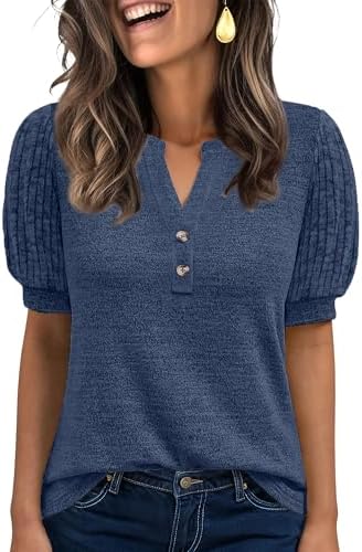 AUTOMET Womens Tops Summer Sweater Spring Tunic Dressy Casual Blouses  Business Cute Trendy Short Sleeve Shirt 2026 Black S at Amazon Women's  Clothing store