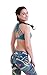 QUEENIEKE Women's Medium Support Strappy Back Energy Sport Bra Cotton Feel Size L Color Teal