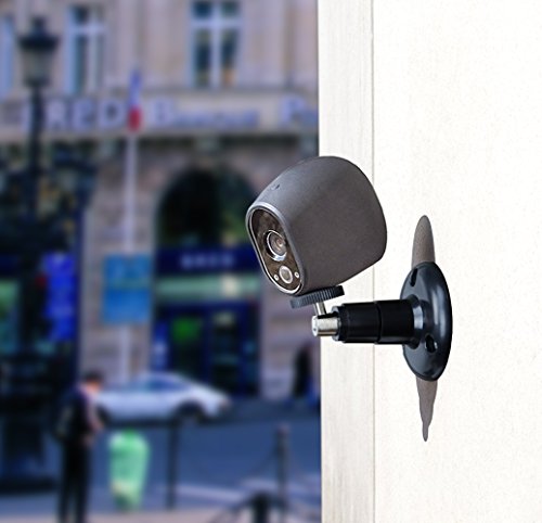 Aitee Security Wall Mount Adjustable Mount Bracket Indoor/Outdoor Mount for Arlo Arlo Pro 2 Arlo Pro Camera (Black) - Thumbnail 6