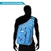 Plus Oversized Sling Bag Men Women, Double Layers Travel Backpack Cross Body Bag 28L, Fit for 14 Inch Laptop Dark Blue