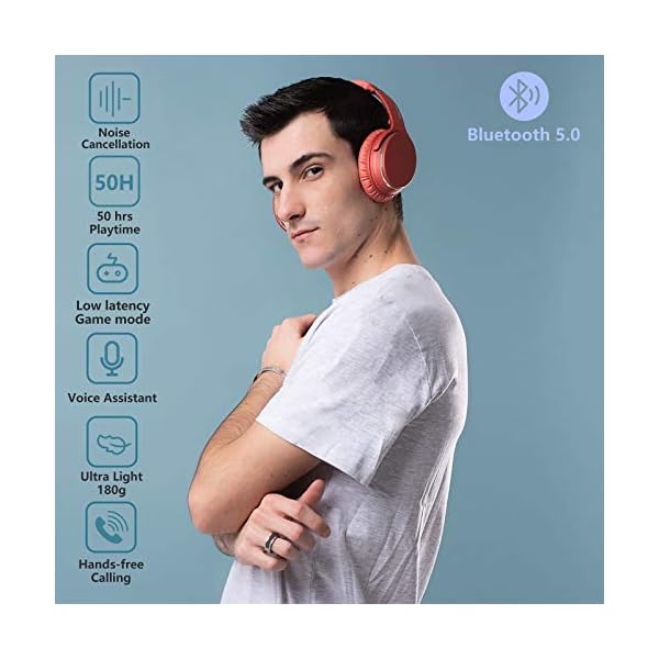 Active-Noise-Cancelling-Stereo-Headphones-Bluetooth-50-Srhythm-NC25-Upgrated-2020-ANC-Headset-Over-Ear-with-Hi-FiMic50H-PlaytimeVoice-AssistantLow-Latency-Game-Mode-Orange-Coral Srhythm NC25 Active Noise Cancelling Stereo Headphones Bluetooth 5.0,ANC Headset Over-Ear with Hi-Fi,Mic,50H Playtime…
