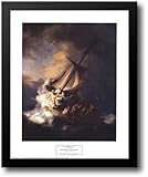 Storm on the Sea of Galilee 20x24 Framed Art Print by van Rijn, Rembrandt