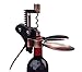 Corkscrew Wine Bottle Opener - 6 Piece Wine Gift Set with Stand, Wine Aerator, Foil Cutter, Bottle Stopper Vacuum Pump, & Extra Spiral Part + Luxury Gold Gift Box