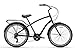 sixthreezero EVRYjourney Men’s 21-Speed Hybrid Cruiser Bicycle, 26″ Wheels with 19″ Frame, Matte Black with Black Seat and Gripsthumb 2