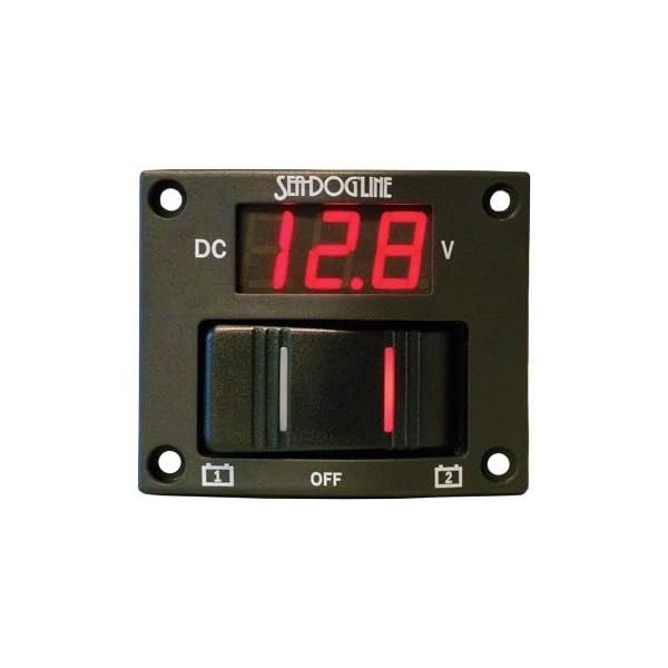 Sea-Dog-Wave-LED-Battery-Test-Rocker-Switch-Panel