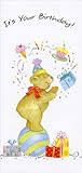 Juggling Birthday Bear Money Holder - Freedom
