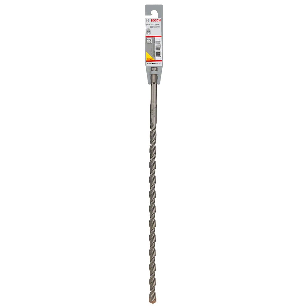 Bosch 2608831035 "SDS Plus-3" Hammer Drill Bit, 0 V, Grey, 12 x 300 x 360 mm