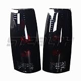 STEALTH STT0003-BS 88 98 Chevy C/K Tail Light OEM FIT Black Housing / Smoke Lens
