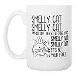 Smelly Cat - Funny Friends TV Inspired - Large 15 oz Double-Sided Coffee Tea Mug