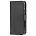 Abacus24-7 Galaxy S7 Active Case Wallet w/Leather Flip Cover & Stand, Black