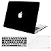 MOSISO Plastic Hard Shell Case & Keyboard Cover & Screen Protector Only Compatible with MacBook Air 13 inch (Models: A1369 & A1466, Older Version 2010-2017 Release), Black primary