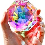 HDCRYSTALGIFTS 3inch Rainbow Prism Suncatcher AB Crystal Beads