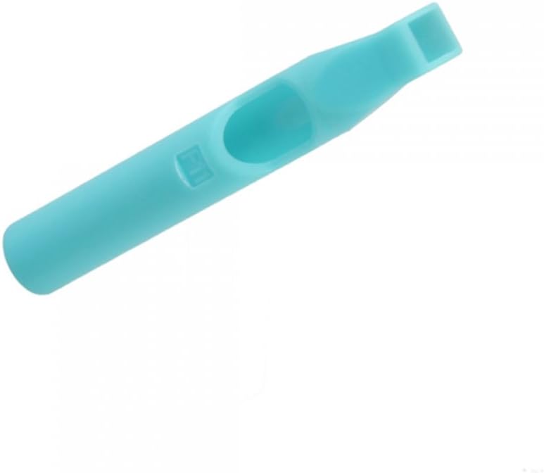 Blue FT11 Flat 11 Tips Sterile Tattoo Tubes (Pack Of 50)