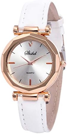 Wrist Watches for Women Under 5 Fashion Women Leather Casual Watch Luxury Analog Quartz Crystal Wristwatch