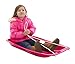 Lucky Bums Kids Plastic Snow Sled, 35-inch Toboggan, Pink