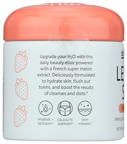 Dr. Kellyann Lemon Sips Citrus Drink Mix (21 Servings) - Strawberry Lemonade Flavor, Sugar-Free Detox, Hydrates Skin, 1 Pack
