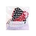 PIXNOR Wire Headband Retro Bowknot Polka Dot Wire Hair Holders for Women and Girls, Pack of 2