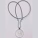 Dcatcher 24 PCS Bezel Pendant Trays Round Cabochon Settings Trays Pendant Blanks, 25mm Diameter, Silver